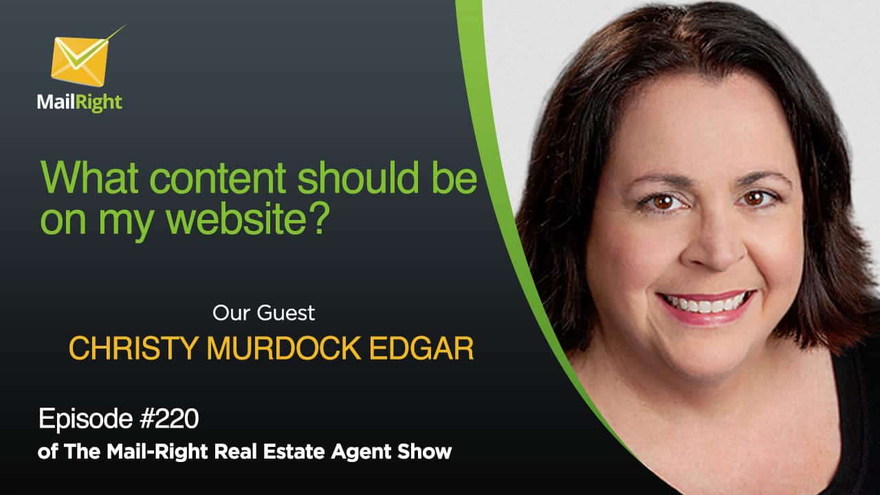 #220 Mail-Right Show With Special Guest Christy Murdock Edgar