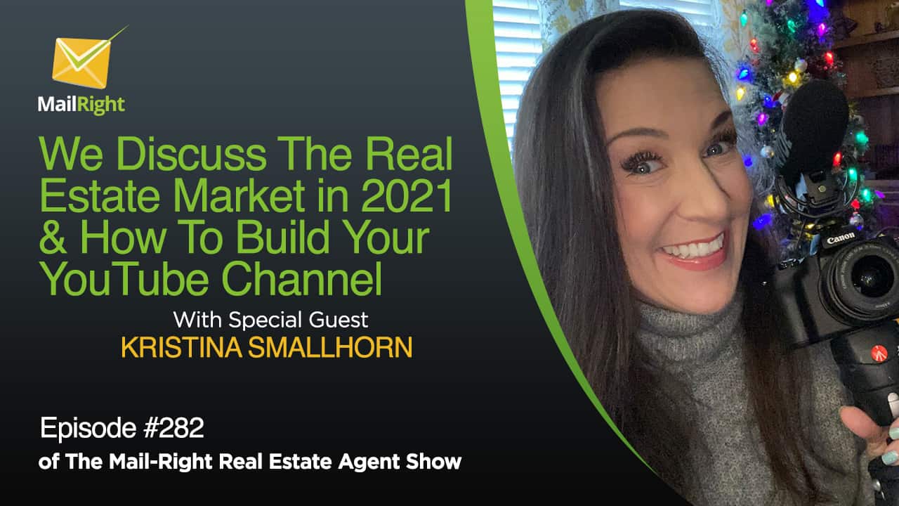 Robert Newman: All right. Welcome back to the Mail-Right Show, we are graced with the presence of Kristina Smallhorn. She is a real estate rock star, she is a YouTube rockstar, she currently has a YouTube channel with 86,000 subscribers, she also runs her own Facebook group on how to do what she has already done on YouTube. We are super excited to have her here today, Kristina, why don't you go ahead and introduce yourself directly to the audience? Kristina Smallhorn: Well, I'm glad you gave me about 3000 subscribers more than I actually have, I have 83,000 subscribers. I've been doing YouTube since 2017 and in 2019; I kind of cracked the code on how to actually get views and business from YouTube. I always was getting business from it, but after 2019, I was able to ramp that up by a lot with a lot of help. So, I'm in Louisiana, I'm a real estate agent in Louisiana, and I send out a lot of referrals throughout the United States. Robert Newman: Wonderful. So, for all of those people who are listening and John, I'm going to introduce you in a second, but I want to mix the show up a little bit. So, if let's say somebody was inspired just based on this introduction to try to, let's say, get in touch with you to trade referrals. How would you like them to do that? Kristina Smallhorn: Well, I have this YouTube group, Real Estate YouTube Mastermind on Facebook, and whenever I have a lead that I can't find a person for, I will put it in the mastermind group. And I will say, look, if you're a real estate agent within this area, give me a call, but there's a caveat, you have to have a YouTube channel. You can't just grab leads; you actually have to have a YouTube channel and a YouTube presence for me to give you a lead. Robert Newman: Amazing. So, for our listeners, for those of you or my followers, I have been recommending this YouTube channel since I came across it almost a year ago. I strongly recommend that anybody who's listening and is interested in YouTube, see if they will let you in. I've been lucky enough to be let in myself and I have constantly learned and constantly contributed to the channel when time is permitted. So, having said all that, John, my co-host extraordinaire, the creator of the Mail-Right Show and the Mail-Right leads system, is a web WordPress developer, extraordinaire. He's done some really cool things for real estate. So, John, why don't you go ahead and introduce yourself? Jonathan Denwood: Oh, thanks, Robert. Yes, as Robert said I'm the founder of Mail-Right. It's a platform that generates quality leads and much, much more affordable, we're a closed team and we're dedicated to getting you the kind of results you're looking for. If that sounds interesting, go over to mail-right.com and have a look at what we have to offer, book a free consultation demo with me, it will be done personally by myself. And we hope that you join the tribe and join Mail-Right, back over to you, Robert. Robert Newman: Thank you, John. So, my name is Robert Newman, I am an anomaly in the real estate industry, I focus on SEO and inbound marketing strategies, which kind of tend to focus on a long-term value other than the short-term syrup that so many other real estate lead generation companies do. But regardless, what I really focus on and why I'm excited to talk to Kristina is I focus on the value of information and how you present that to the world, and perhaps turn that into something that you can start a conversation with. So Christina, without any further ado with this huge audience that you have, John served up the first topic to me prior to us going live. How do you feel about the state of the real estate market as it exists today? That is the topic, right, John? Did I get the question correct? Kristina Smallhorn: Well, currently I have to say that this is probably one of the craziest real estate markets that I have seen in my lifetime. I was new to the real estate business when the first housing crash hit and it was very clear on what was going to happen, they had given out these crappy loans, people are doing this interest only nonsense, nobody had any skin in the game, you had stated income; of course it was going to fall apart. What people don't know is that a loan package had been available for eons before it actually became one of these things that were like, everybody got a loan on it. And then, sure enough, it took us 10 years to get out of that nonsense, now we're seeing this thing, where housing prices are going up exponentially and there're a few reasons for that. I'm actually going to be doing a video on this really soon, but it isn't just the supply and demand, of course, that's one of the problems, but there're some other little things that people don't know about, especially in major cities. I know that some people are like, there is going to be no crash, real estate is going to be fine, quit doing this, but these numbers, these prices are not sustainable. And so, whenever you get them off the blog posts that they're writing, or you're talking to these analysts behind the microphone where they have it on mute, they're like these prices can't last, but whenever they're talking on screen, they're saying something completely different. And I guess as quickly as they're trying to project the image that the housing market is fine because they want to continue to get people to buy houses. I don't know, I think that the supply will definitely increase this coming spring because more people are getting vaccinated and they're feeling more comfortable about opening their house up to strangers. I think a lot of the supply problem was people were thinking about selling and they're like, yeah, I could sell, but I don't want a bunch of people in my house, this is the wrong time. So, I think the supply will increase, I do, and I do think that there's going to be foreclosure prices, not this year, maybe at the end of 2022 into 2023 as the moratoriums, I'm sorry, not the moratoriums, but the forbearances come to. There're going to be people who still don't have jobs, there're going to be people that haven't paid and can't catch up and I think there's going to be an issue, that's my personal belief. Robert Newman: All right. John, what do you think? Jonathan Denwood: Well, I think I've been really interested in the things that you've been saying on your channel and I think it's just an extremely confusing situation. I think you are probably right, what is the variable is how big that adjustment's going to be, and really that's out of our hands, that’s in the hands of the federal government. This situation is artificial as it is because it's been totally caused by enormous amounts of money being pumped into the economy, but that money only really benefits the top 10 or 20% of the population. And that enormous injection of money has caused, we've seen hyperinflation, but only in certain assets, and that inflation pressure's been seen in housing because of the liquidity that's been pumped into the economy. Fundamentally, but the only problem with those that are likely in you, and I was saying to you before the show, my great love of Ken McElroy, his videos as well, is that the only problem of our position, Kristina is that we don't know what the federal government, because they're a one-trick pony. Their only answer to anything is just to print more money and give it to the top 20% of the population, that seems to be their only solution for anything. Kristina Smallhorn: And this is what makes it even more alarming. So, the uprise in prices are as high as they've ever been in a long period of time in most areas, some have gone up 25% from the year before and investors are still buying houses. And do you know why? Because they want to get their money into real assets and out of cash, they don't want cash anymore because they're like cash is becoming more and more worthless. So, this is not a good thing, and what people don't realize as well is that for the poorest of America, those people that live in manufactured homes are the same people that would have really benefited from the mortgage moratoriums. And they would have really benefited from the rental moratoriums, but they didn't get that because they have something called a chattel loan and chattel loans didn't get that reprieve. And since a lot of them are renting the land underneath that they still had to pay the lot rents and those are the same people that were most likely to lose their job or go down to one income. What are those people supposed to do? So, do you know what happens? Is the investors just come and scoop them all up and they make a mint, so the poor get poorer and the rich get richer, and to me, it's just like a deck of cards, we're just holding it together, I'm just waiting for one big blow and it's just all going to fall apart. To me there's a financial great divide that has happened and it's getting bigger and bigger and the middle-class is non-existent, it's just either you're poor or you're rich, that's my opinion. Robert Newman: All right. Well, I'm going to throw [Cross-Talking 10:21]. Jonathan Denwood: I'm just going to disrupt this part of the show. I wouldn't quite put it in that terms, but I think that fundamentally you are correct. I think there is going to be a readjustment because I think to inflate it much more would need such an enormous figure that even the Biden administration would take a second look, basically, it would be such a shocking figure. Kristina Smallhorn: His proposed plan though, before he was elected, was to give a $15,000 tax credit to first-time homebuyers, what a stupid plan, we don't have any houses available. So, now you're going to increase what people could have afforded as first-time home buying for $15,000, now that's going to make it out of their ballpark even further, we do not have the supply of houses to allow for that to happen. Like that was just a dumb proposal. Jonathan Denwood: Yeah, but I don't know if you saw Ken's last YouTube episode, he points out that the National Real Estate Associations says that a healthy supply is about six months’ supply. And at the present, we've got less than two months’ supply by his figure, but about a year ago, we had about three month's supply and that's gone down to almost one and a half months supply. And then when you look at all the people that are upside down on their mortgage and their other factor, even if you just cut that by 50%, you're really generous. You cut it by 50% by government intervention, basically, they enable people to kick the problem down the road a bit more, and this still leaves 1.5 million people that won't be able to kick it down the road. You bond that and you end up with a figure of over one year supply of housing and if you get to that figure, you will have a sizeable reduction in price, and I follow his logic. So, I don't see a total collapse because I just don't think the government would allow that but on the other hand, I don't think the government could pump enough money to stop an adjustment. So, I do think there's an adjustment, but how big that adjustment, will it be similar to what you saw between 2008 and let's say 2013. I would doubt it because I don't think the government would allow that, his ability to stop any adjustment, I doubt it, but, you don't want to listen to me, ladies and gentlemen as I am no advisor. Kristina Smallhorn: Oh, I'm not a studying financial advisor, but I do want to ask you this, what would you consider a crash? What amount of equity would someone have to lose in their home for you to consider it to be a real estate crash? Jonathan Denwood: Oh, it depends on who it affects because the banks are really why they've been asking a lot of people for 20% deposit, and the government's been asking for that. So, I think we're looking at an adjustment of between 20 and 30% but if it looks like it's going to get a lot worse because without the government reentering the market again, to subsidize it, which politically they're going to be forced to do. I could see it going down by 50, 60, 70%, I could easily see that but I think the government is going to enter it, but it will still mean a reduction between 20 and 30%. Kristina Smallhorn: And that would be a crash to you? Jonathan Denwood: That would be an adjustment in price. Kristina Smallhorn: Adjustment, you won't say a crash? Jonathan Denwood: Well, I call a crash If they won't intervene, the market is gone above 2008 levels, it's only government intervention as it is that maintains it. If the government wasn't prepared to do anything, actually, I could see it getting worse than the 2008-2009 crash. I could actually see prices going to their lowest level going below because the market is so inflated, but in political terms, the government could not allow that to happen. Kristina Smallhorn: Okay. Robert Newman: I'm going to throw in another opinion here, guys. So [Cross-Talking 15:33]. Kristina Smallhorn: Everybody has them. Robert Newman: Everybody has them. So, I do think that the market, I agree with the adjustment assessment, I don't know that I agree with all the math. I can tell you though, as I'm not sure how long you've been selling real estate, Kristina, but I've been in the real estate marketing industry since 2007. I actually got in at the middle of the crash and was running away from the mortgage industry at the time and got into technology but my bad luck was I got into technology for real estate. So, there was nothing happening like my clients which were people like you, if you're selling real estate, didn't have any money because the banks weren't able to make notes on the homes that they were selling. So, it didn't matter if you had a transaction or 10 or 15, you couldn't get them financed, there were no banks lending for those homes, which is what ultimately led to the real estate crash; is that you really couldn't get the financial institutions to make a movement. Or if you could, it was almost always a private arrangement that was specialized; all the big banks were closed down, almost universally. So, I don't see that happening, the banks are fine, they're going to continue to write loans; what I do think is happening is I think that real estate is wildly overpriced. And I can't speak to Louisiana because I don't live there and I'm not tracking that market, but I can speak to California, which is where I'm currently located, and our property prices are, the house that I moved into, I want to say seven years ago was priced at 335, it is now worth 775,000. It is a 1500 square foot bungalow, so if I went out and sell today, this little house that I couldn't sell in Louisiana for $75,000, no joke, would be worth $775,000, it is ridiculous. I love my house, but it's not a $775,000 house, it's just not, it's not a million-dollar home. Kristina Smallhorn: And you live in California and what is happening to all these major cities like Austin, Texas, Dallas, Texas around Phoenix, Arizona, even New Orleans, all these major cities have had an influx of Californians coming in. And because you sold your house for $300,000 over what you purchased it for, you have cash in hand and these Californians are driving up the market price exponentially. Exponentially to the point wherein Austin, in some areas, it's just absolutely insanity what people are getting for their houses over asking price, paid in cash, because they have these very cash-heavy California buyers. I don't blame the sellers for taking either, like, do you want to pay me more than my house is worth, have at it? Jonathan Denwood: Oh, Kristina, before we go for our break, and we go on to the happier topic of YouTube. Just before we go to our break, can you just give us a brief, what you feel in your heart is going to happen to the real estate molecule in the next one year to an 18-month period? Kristina Smallhorn: I believe that by the end of the summer, we're going to start seeing a not cooling effect, but at least more supply of homes on the market. I believe after June when the moratoriums are done with the mortgages or not, I keep saying moratoriums, forbearance is done with the mortgages that we'll have an increase of people that don't have a job that cannot pay. And that's going to take months for foreclosures to get into the gears of banks, and so I do believe there're going to be a lot more foreclosures, but one thing that people don't realize, is that a lot of these major cities like Austin, Texas, and all these other areas. Is that you're not going to see a lot of those foreclosures because you know who's buying them, the big tech companies and they're renting them out to their employees. So, if you're counting on the fact that there's going to be a wave of foreclosures, I just don't see it in the next couple of years, it could possibly happen in 2023. I am hopeful that some intervention will be done and we will escape through this once again, I just hope it doesn't take 10 years to get through it; like we did the last time because it was 10 years. Robert Newman: John, before we go to break, I just want to finish my thought. So, for those of you who are listening, I've said this in emails to my followers, I'm going to say it directly on the show. I think that in 2021 and into 2022, we're going to see record years in real estate, I personally believe that we're going to continue to see absolutely historic highs. I think that what Kristina said about people becoming comfortable showing their home is probably 50% of what is currently dragging the market down, a lack of available inventory. And the moment the vaccine gets fully distributed, I believe that a lot of people who've been sitting on the fences are going to look at property prices, are going to get comfortable, and they're going to put their homes on the market, which is going to give us a glut of inventory right in the middle of this year that we're in. So, just in a few months is what I believe, then we're going to see a record number of transactions, because I personally know 10 or 15 people that can't buy a home right now because they can't find anything that they can get their hands on. So, there're a lot of people who've been trying to buy who can't, because they're getting outbid. As Kristina said by people, I'm on the phone with realtors every single day, Kristina, and I know you are talking to them too, inside the group because I follow those conversations. So, my clients directly are telling me that they have buyers offering $50,000 above the list and are getting rejected, so those people are still out there looking for homes. They have money in hand, it's not like they're going away, they're probably just getting more aggravated and more interested in buying a home. So, when something comes up, they're going to snap it up, and we have a lot of that momentum that high leverage momentum going. Now, beyond that I do think that we're probably looking at an adjustment because the country needs one, that's my simple philosophy. It's not a matter of, I'm not going to look at all the numbers and things that you guys look at, I'm just going to say, we need an adjustment, actually. It's not going to hit our profession, all of ours very well but then again, you have to look at the people and what they need and people need affordable homes to get into, that's the bottom line. Like everybody here, except for me as a homeowner and so, I know you are probably, and I know John is for sure, so you have guys like me who have the income who can't buy a home right now. And at some point, you have to give us an opportunity to get into the market because I don't have a million bucks. Jonathan Denwood: So, shall we go for our break, Robert? Robert Newman: Yeah, let's do it. All right. So, ladies and gentlemen, we're going to be back in a few minutes. We're going to move on to the topic of YouTube, which Kristina is an unqualified expert in; she's really one of the very, very best in this category. She's done more if you're looking at what she has accomplished? She's probably in the top 2 or 3% of producers that I am personally aware of that make videos for YouTube, so I'm super excited to get into this. Stay tuned, we'll be right back. Ad: Do you want quality leads from homeowners and buyers right in your own neighborhood, then you need Mail- Right? It is a powerful but easy-to-use online marketing system that uses Facebook to generate real estate leads at a fraction of the cost you'd pay from our competition. We stand behind our work with a no-questions-asked 30-day money-back guarantee, so don't delay get started today, go to mail-right.com. Robert Newman: Welcome back to the Mail-Right Show ladies and gentlemen, we are here with Kristina Smallhorn. We are going to get into talking about YouTube, and we're extremely excited about it, so John, since you were kind enough to preplan for the show, why don't you serve up the first question. Jonathan Denwood: Yes, so Kristina, you said yourself that you've been YouTubing, I think that you said from 2017, but you said it was only when you got around 2019, I think in your own words, you said you cracked the code of YouTube. What is that code? Could you give us some insights into how that road to Damascus moment that enabled you to build your YouTube channel? Kristina Smallhorn: So, let me preface this by saying that I had a lot of help. And so, I won a contest where I got to meet with a YouTube coach who represents some of the largest channels on YouTube, and he looked at my channel and he was like, yes, you've done all the SEO research. This is a perfect SEO channel for YouTube search, I'm like, thank you, and how come I'm not getting any views? And he said because you're a perfect SEO research channel, and I'm like, well, okay. So, what do I need to do? So he said, you really need to focus in on your audience, you basically have a spaghetti against the wall method. His name's Darrel Eves, by the way, I'm not going to hide his name, Darryl Eves. He says you have a spaghetti against the wall method, you just kind of keep putting out more real estate videos, but none of them are connecting to one another, really speak to that one ideal audience member, talk to the camera, just like you're talking to them and tell them exactly what they need to hear about real estate. Instead of doing something about sellers and something about buyers and something about owning a home and something about maintaining your home, you're all over the place, focus. And so, I started focusing, he told me to really concentrate on my video titles; I was doing this thing that a lot of YouTube coaches will tell you to do. Which was keyword stuff, or double title your videos, total nonsense, stop doing that nonsense, tell people what the video is about and make a good title that people are going to click on. And then the thumbnail, I have to tell you, and I'm going to being completely honest, real estate agents are probably one of the worst niches for thumbnails in the world. Terrible, everybody has the same thing where they throw their one picture, their face on one side, and they throw a bunch of words on the other side. And I learned that if you can convey a thumbnail without using any words whatsoever, you've won the thumbnail game, if you can convey that title in that thumbnail, without using any words on the thumbnail, you've won, and then just learning and studying [Cross-Talking 26:21]. Jonathan Denwood: Would you reckon, Kristina, do you think that I have an expressive face? Kristina Smallhorn: Absolutely, absolutely. There isn't a person in the world, everybody always says I don't know if I look great enough on camera, who gives two flying poops, not everybody is model perfect. I know that I'm not and I don't give a crap, I'm over 45, the youth bug has left the building and I get it, so who cares? I'm throwing in some good lights and call it a day, and if anybody has a problem with me that, whatever but I don't really necessarily like my voice either and I'm a goofball. So, I try to be as honest with people as possible, and when I mess up, I tell them that I messed up with something and I'm just as real as I could possibly be with my audience. And that's what I do, I enjoy YouTube very much, it's a puzzle and every time you think that you've really cracked their code, there're some videos that I'm like, oh, this one's going to do great, and it does poop. So, you really have to be like, step back, look at your analytics and see what happened, it was at the beginning of your video that made people click off, was it the middle of your video that made people click off? What was it about that video? Is it the thumbnail? Is it the title? What was it? And if anybody tells you it was the tags that you used in your video, no, it's not the tags, that's horse pucky, the tags, literally this came from YouTube itself. The tags are literally the very last thing out of all the sea of information that YouTube uses, the tags are literally the last thing, very last thing. Robert Newman: I agree with all of that, I'm going to say one thing, I'm going to add something on, and maybe I'll phrase it in the form of a question. So, I've been very blessed, Kristine, I've had a chance to talk to YouTube influencers, well, well, before it became popular. One of my oldest consulting clients is 10 years old and he made a mint off YouTube while most real estate agents were looking at him and me, like, we're absolutely off our fucking rocker. He's in the hyper, hyper, hyper luxury segment of the market, and he's in LA, so this is the place that everybody thought, even if YouTube worked, it's going to work someplace else, it isn’t going to work here, it's not going to work here for hyper luxury leads and they were wrong. But here's the thing that I felt then, I've proven, I think, which is, you mentioned something about lighting, you mentioned something about your age, you mentioned something, and I don't know what you get in your consultations with real estate agents. But in my consultations, I'm constantly being hit with what John hit us with; do you think I have a noteworthy face? Here's what I've always felt, concentrate on your message, concentrate on figuring out something that you're very passionate about talking about, that you feel you're an expert in, something where you really feel the information that you have will be helpful to somebody watching the video. I swear to you in my opinion, and I want to hear what yours is, is that if you hit the right note in terms of the information, yes, there's going to be a certain of people that turn off the video, because maybe you're not young and hot. Or there're going to be a certain number of people that may turn off the video or engage with the video because you're not young and hot. Regardless, I feel people connect with the information first and the energy of the person second, and if those two things are in place, you're going to be successful. What do you think? Kristina Smallhorn: Well, there're two things that I want to say, that there are successful channels that never show their face, they do a lot of voiceover work and they have successful real estate channels. So, if you're just that mortified, that when you get in the camera because my husband is one of these people, when he gets in front of the camera, for some reason, he has that dead stare and he's completely dead inside, and his voice sounds just as dead. So, if you're happy and you can get across it without looking in a camera and you can just talk to the microphone and give that information with lots of B roll footage, then just do it that way. If that's the way that you can get your message across, do it that way, I know that a lot of real estate coaches will say, oh, but your face is your brand, no, it's not. It doesn't necessarily have to be that way, it's just kind of the same thing with thumbnails, everybody was like, oh, and you have to put your face on every single thumbnail, that's what the YouTube coaches would say. The YouTube real estate coaches, you have to put your face on there, that's your brand, well, that's hogwash because I have plenty of videos with over millions of views that do not have my face on them because people want to hear about the house. They can care about two flying flips, who I am, and that is another thing is that you have to take your ego out of it if you are one of those people that you're totally in love with yourself, and you're like, I'm going to be all over it. Well, guess what, nobody really cares who you are and how many houses you sold and what your GCI is and your ROI, and nobody gives two flying flips, just stop talking about yourself and give them the information that they want. And that's the thing that always cracks me up, it cracks me up. Jonathan Denwood: I think that's a good place for us to wrap up the podcast part of the show, Robert, and go on to the bonus content. Robert Newman: All right. So, ladies and gentlemen, it's been an amazing show, we've talked about the state of the market; we hope that you're not too depressed. And then we've talked about YouTube, Kristina, I hope you'll stay on for an extra 10 minutes because I'd kind of like to ask you some questions, like a brand new agent, how do you brand yourself on YouTube? That's the topic, if you're willing to stay with us for a few extra minutes, that's what I'd like to talk about. Kristina Smallhorn: Sure. Robert Newman: Lovely. So, for those people who were tuning in, I already asked this question originally, I'm going to ask one more time, Kristina, how would you like people to get in touch with you? Because I know if I was a real estate agent, I would be trying to. Kristina Smallhorn: I do have a Facebook group that I run with Malcolm Lawson and it's called Real Estate YouTube Mastermind, you don't have to buy a course or anything like that. And everybody in there are real estate agents that are willing to help one another out, we talk about our thumbnails and our titles. And we work together even on our lighting as long as I've been doing YouTube, I still couldn't get my lighting quite right. And I finally got it right in here, but that's because I had a relationship with all the other real estate YouTubers in there, so yeah, join it. It's fun, it's free and a lot of them have said, this is the only reason why they come on YouTube is because of our group, I mean come on Facebook is because of our group about YouTube. Robert Newman: So, I'm going to throw in here, ladies and gentlemen, boys and girls, and John this is the most helpful, most profitable group that I'm currently aware of. I think that I've watched more real estate agents make more money than any other group that I've ever been a part of and I'm part of most of the big ones, Ylopo Success Community, Lab Coat Agents, you name it, I'm part of most groups. This one is the one where I really watched the needle get moved for agents trying to do something different, and the best part, in my opinion, is, it’s leveraging video. Which even if he took YouTube off the map, video is still the wave of the future in terms of the way that people are buying and selling almost anything, actually, it's not just real estate, but specifically for real estate. So, please go join the group, as long as they'll let you in, John, if somebody wanted to reach out to you [Cross-Talking 34:19]. Jonathan Denwood: Do you think Kristina is going to let me in? Robert Newman: No, because she's smart. No, I'm just kidding. No, I'm just joking, I'm totally joking. Of course. I don't know, ask her. Jonathan Denwood: Be generous, let me in. Please, sir, please, sir, can I have some more, please? Kristina Smallhorn: I have a question for you. Jonathan Denwood: Can we wrap up the podcast part of the show and then go on to the question in the bonus, do you mind? Robert Newman: Hold it for one second, John; finish up with how we get ahold of you. Jonathan Denwood: The best way is to just go to the Mail-Right website and you can contact me through the contact form, phone me up or book a demo, it's really easy to get hold of me. Robert Newman: And ladies and gentlemen, boys and girls, should you want to learn something about SEO or inbound marketing, if you have a burning question about any platform that's out there, CINC, BoldLeads, and Boomtown. If you want to know what my take is on YouTube or how I consult with my clients for free in order to leverage YouTube, you can find out all of that information and much more, more at inboundrem.com. And I'm going to emphasize, it's just an informational resource; I strongly recommend that anybody listening to the show goes ahead and leverages it. All right, with that, we're going to wrap up the podcast part and then I'm anxiously awaiting the question that Kristina has, I'll catch you in a moment for those of you who are going to join us on video on the mail-right.com website or YouTube channel.